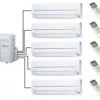 Fujitsu AOYG36KBTA5 Outdoor Unit - 5 Indoor Wall Units -Outlet HVAC Crate Store AOYG36KBTA5