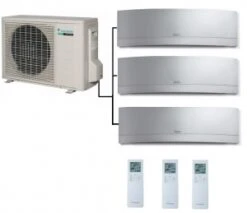 Daikin 3MXM52A Outdoor Unit - 3 Emura Indoor Units