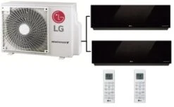 LG MU2R17.UL0 - 2 Mirror Wall Mounted Indoor Units