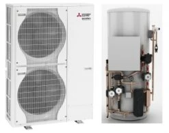 Mitsubishi Electric Ecodan PUZ-HWM140VHA - With Hot Water Cylinder