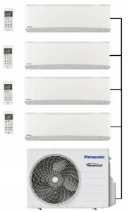 Panasonic CU-4Z68TBE Outdoor Unit - 4 Etherea Indoor Units