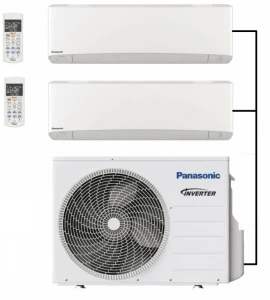 Panasonic CU-2Z50TBE Outdoor Unit - 2 Indoor Units 3 Panasonic CU-2Z50TBE Outdoor Unit - 2 Indoor Units